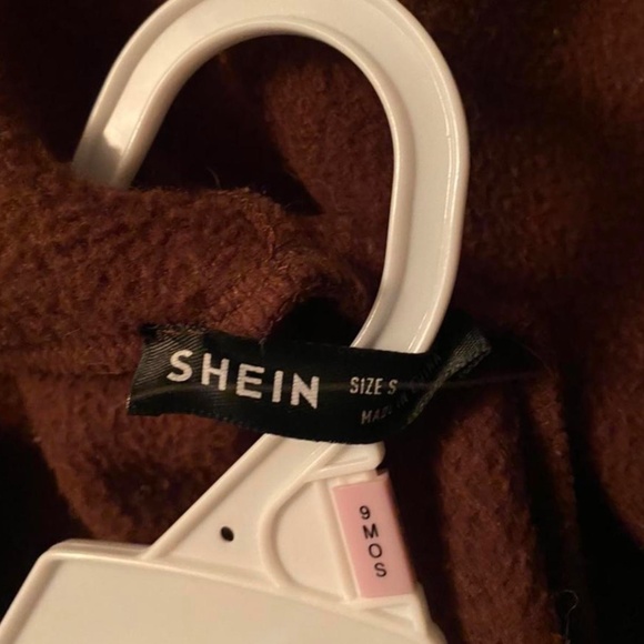 Shein Brown Zip Up Hoodie - Picture 4 of 4